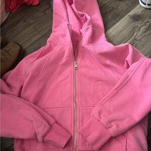 Pink Zip Up Hoodie
